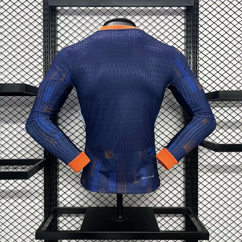 NETHERLANDS EURO II 2024 MAN (PLAYER VERSION) LONG SLEEVE